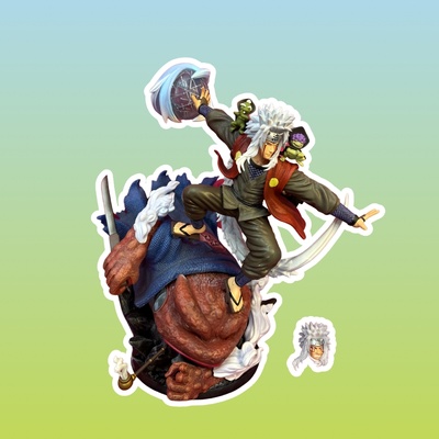 Фигурка "Джирайя: Наруто" на жабе, 39 см