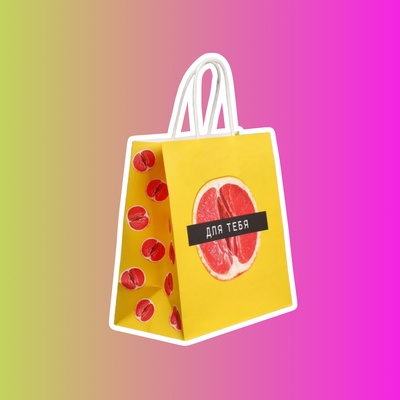 Пакет подарочный крафтовый «Сладость»