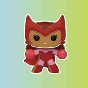 Фигурка Funko POP! Bobble Marvel Holiday Gingerbread Scarlet Witch (57129)