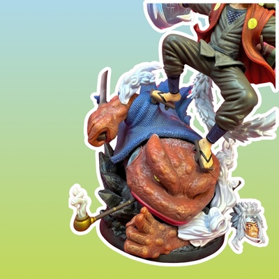 Фигурка "Джирайя: Наруто" на жабе, 39 см