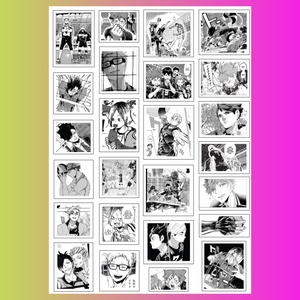 Стикерпак Волейбол манга, А4