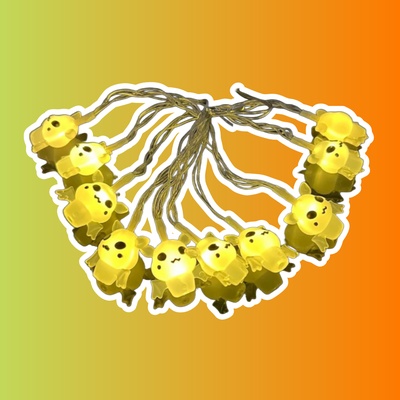 Гирлянда для Хэллоуина "Милые призраки-коты"