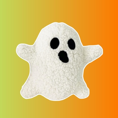 Плюшевая декоративная подушка "Призрак" 